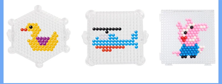 DOLLRYGA набор бусин «сделай сам» 3D Cuentas Хама бусины 5 мм 4400 шт. Pegboard Aqua perlen пазл для детей браслет Ткацкая лента подарок для девочки