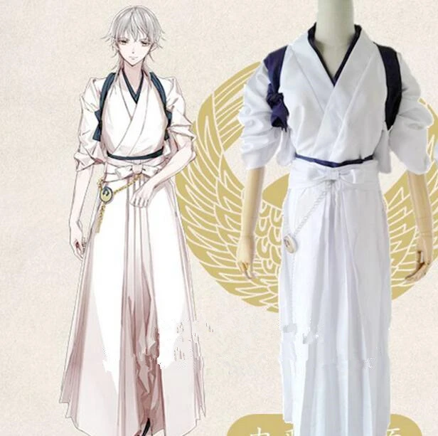 

Косплей-костюм Touken Ranbu цурумару кунинага аниме персонаж косплей наряды для взрослых Хэллоуин маскарадное платье мужское кимоно