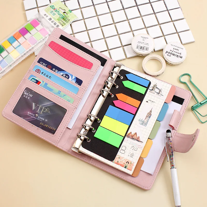 Macaroon персональный органайзер кожаный перстень в деловом стиле офисный блокнот