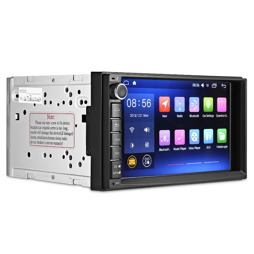 J 2820N Универсальный Android 6.0.1 Quad core 7 дюймовый gps Wi Fi видеорегистратор автомобильный