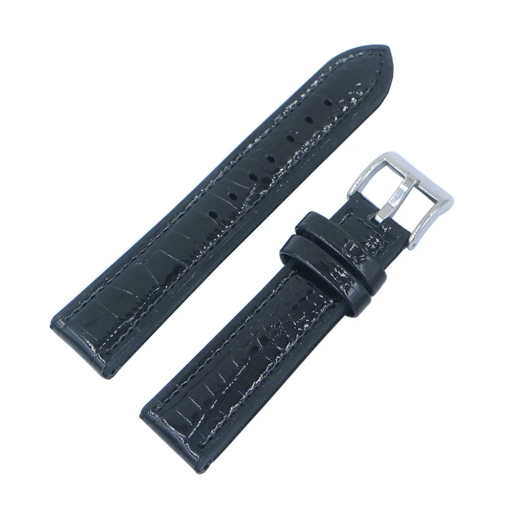 BEAFIRY 20mm 22mm python pattern Leather+Silicone Rubber Watch Band Straps Grey Brown Black Sweatproof Waterproof Watchband Belt