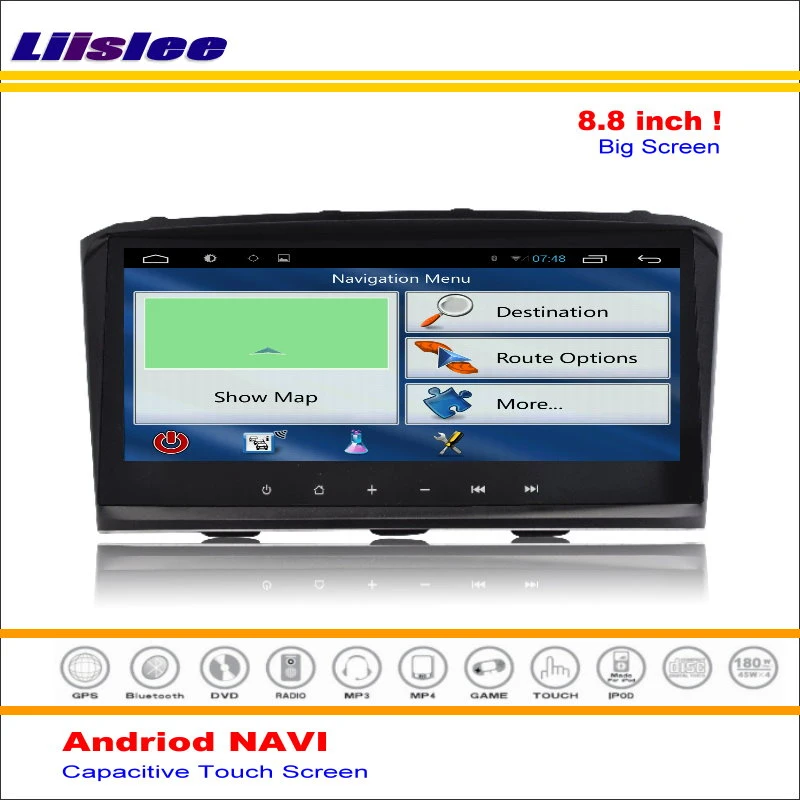 Liislee автомобильный Android gps NAVI навигационная система для Toyota Avensis T250 2003~ 2009 Радио стерео видео мультимедиа(без DVD плеера