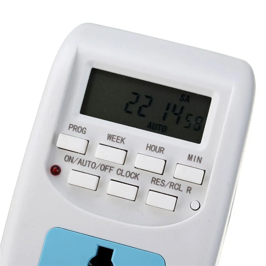 Высокое качество 24 часа таймер 220 V-240 V 50/60Hz 2000W цифровой выключатель с Таймером С UK socekt и штепсельная вилка британского стандарта