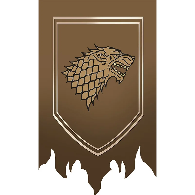 65*100 см Игра престолов баннер House Старк карта флаг стены K Бар для дома и школы Косплэй вечерние подарок декор