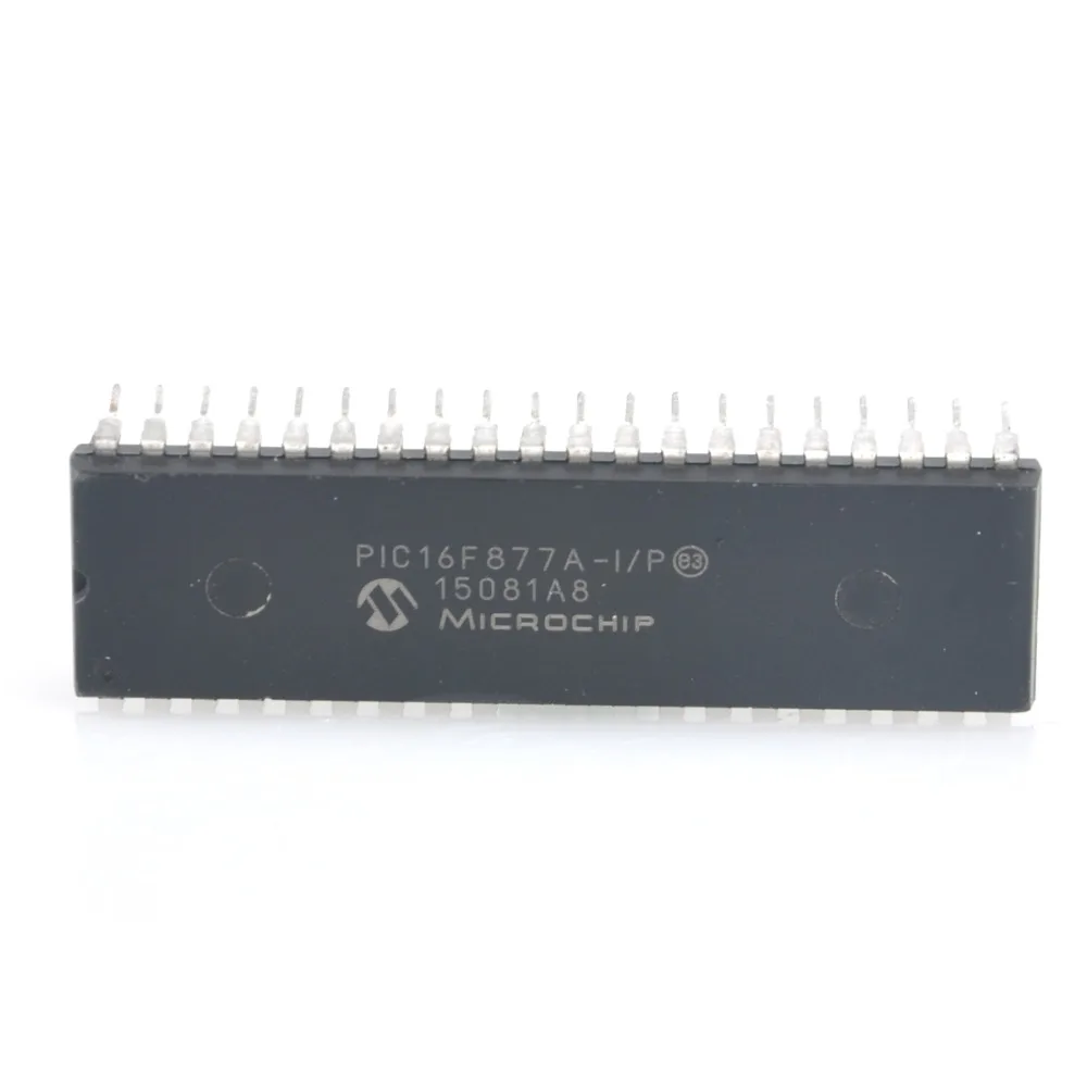 HoBiMart 1 шт. IC PIC 16F877A PIC16F877A I/P и DIP40 PIC16F877 микроконтроллер # D015 a|pic 16f877a|microcontroller - Фото №1