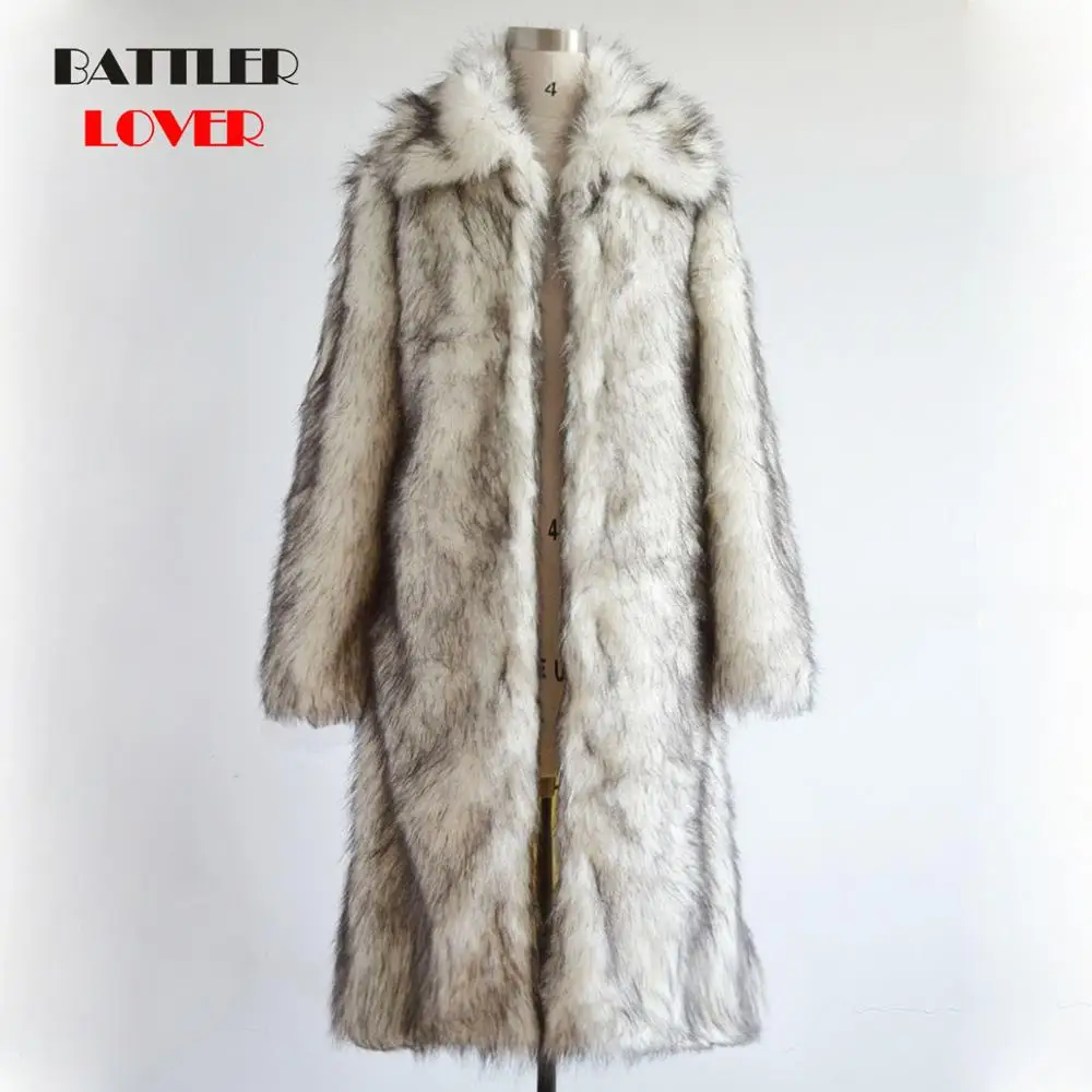 Мужское пальто с лисьим мехом ветровка искусственным на зиму 2019|mens real fur coats|men