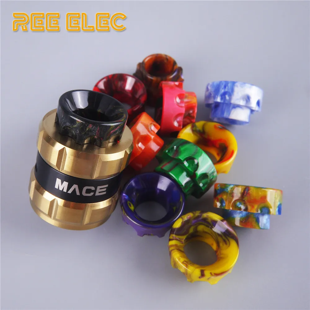 REE ELEC эпоксидный 810 капельный наконечник электронная сигарета мундштук Vape аксессуары смола капельный наконечник 810 для TFV8 большой ребенок TFV12 принц