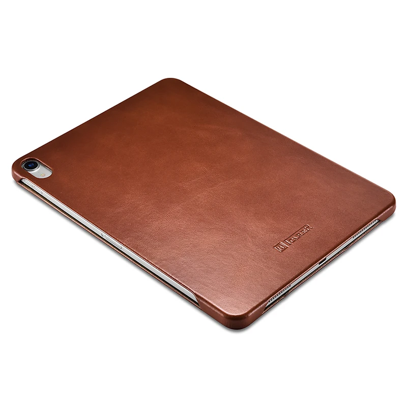 ICARER для iPad Pro 11 чехол винтажный из натуральной кожи флип-чехол-книжка смарт-чехол для Apple iPad Pro 11 дюймов крышка авто Пробуждение спальные мешки