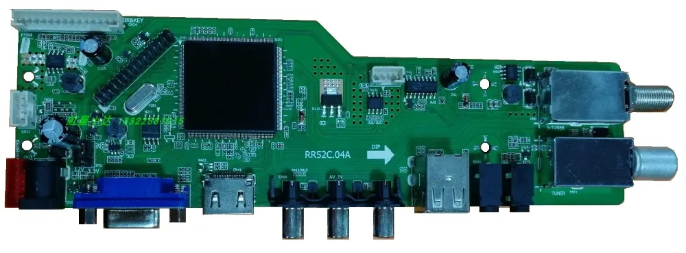 RR52C.04A универсальная цифровая ТВ доска DVB T2/DVB S2/DVB C Встроенная игра Россия