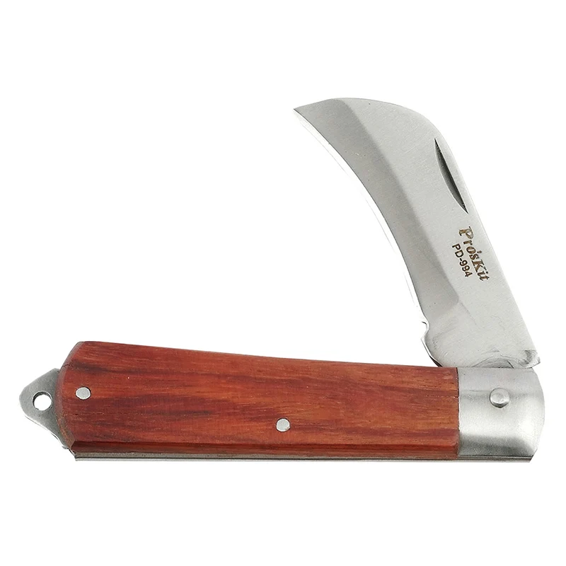 Pro'sKit многофункциональный электрик складной ножевой кабель Резак Инструмент