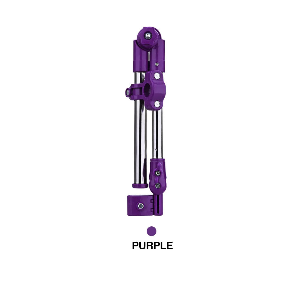 Purple Складная детская коляска, подставка для зонтов, регулируемый зонт из нержавеющей стали, подставка для коляски, велосипеда, солнцезащитный козырек, опорная рама - Цвет: Purple