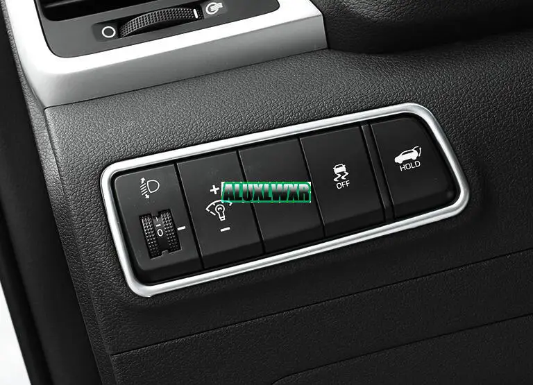 Подходит для hyundai Tucson нержавеющая сталь лампы фар кнопка включения рамки крышка салона планки интимные аксессуары укладки