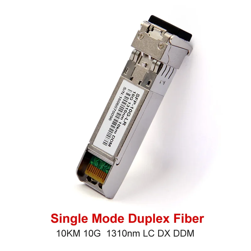 Двойной волоконно оптический SFP модуль приемопередатчика 10 гигабитный одномодовый Ethernet совместимый