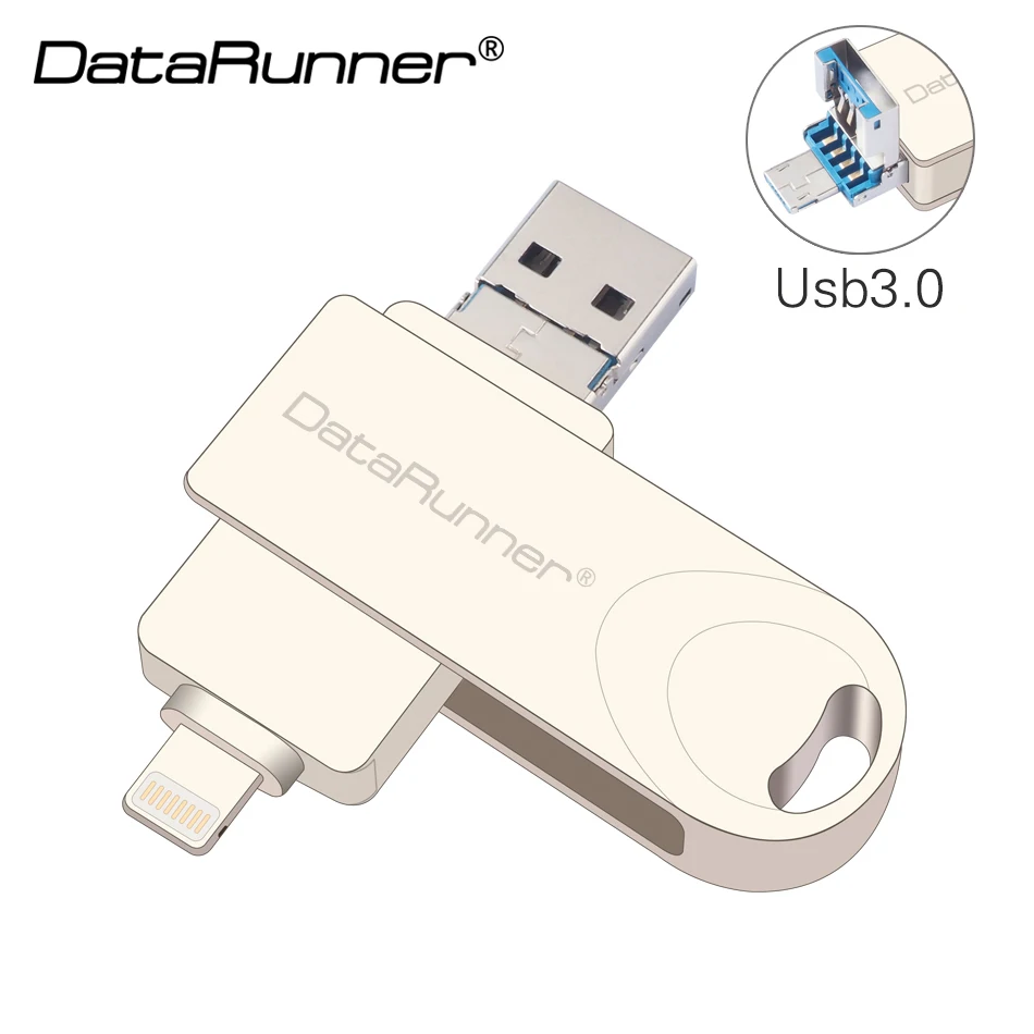 DataRunner вращение USB флеш накопитель портативный флэш 16 ГБ 32 64 Гб 128 флешка 3 0 Флешка в