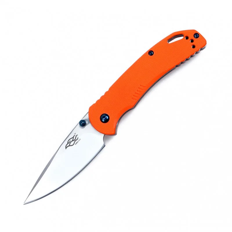 Ganzo Firebird F753M1 Универсальный складной нож Stonewash 440C Лезвие G11 ручка для охоты выживания Тактические Военные мультитульные ножи - Цвет: Оранжевый