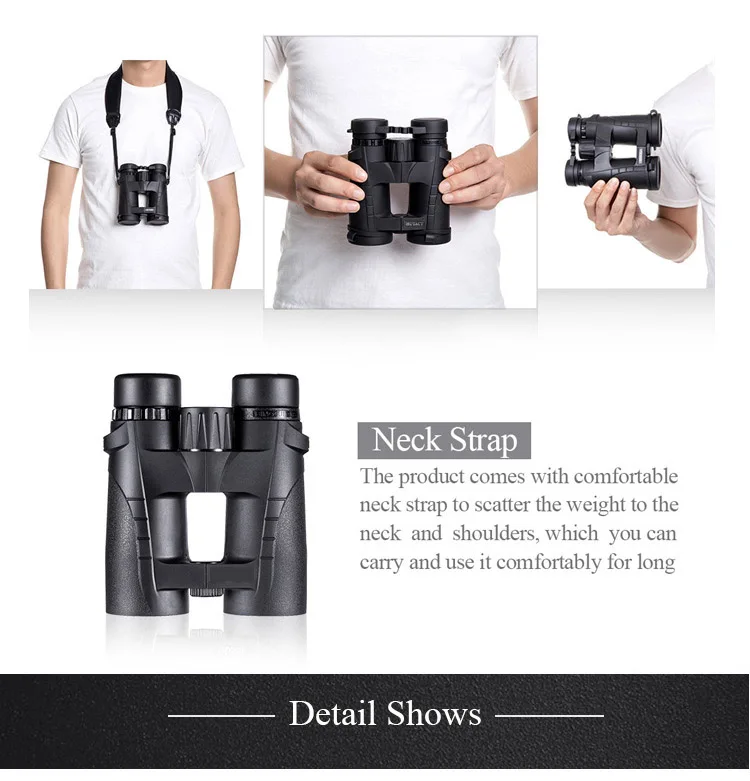 Мощный телескоп ночного видения бинокль зум 10X42 HD оптический spyglass для birdwatch туризма Снайпер Охота Зрительная труба