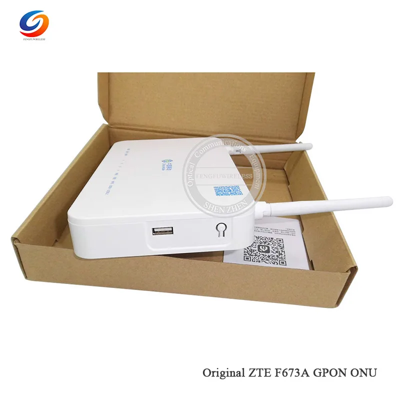 Горячее предложение! Распродажа! Оригинальная английская прошивка для zte F673A V2 GPON ONU ONT 4GE+ 1Tel+ USB+ Wifi такая же функция как ZXHN F660 F623 F663N GPON ONT