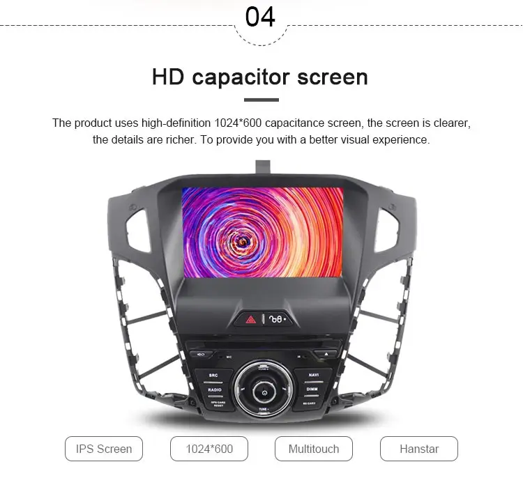 JDASTON Android 10 машинный DVD проигрыватель для Ford Focus 2011 2012 2013 WI-FI gps навигации 1 Din Автомобильный Радио стерео Мультимедиа