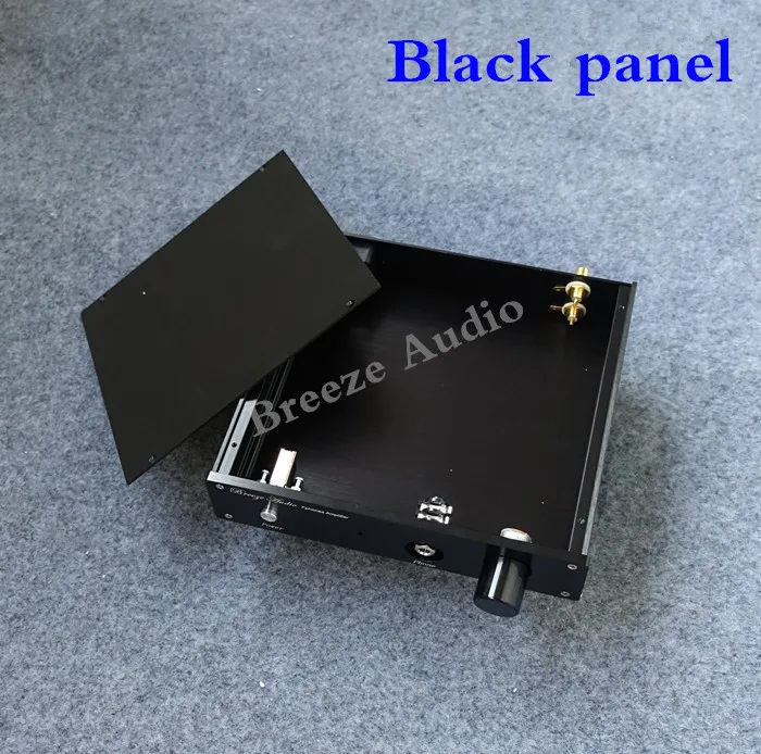 BRZHIFI BZ2204 серии алюминиевый чехол для усилителя наушников - Цвет: Черный