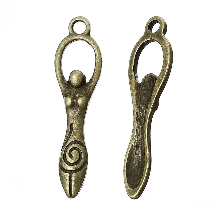 Подвеска-розница doreenbeads Античная бронзовая богиня 3 см х 0 8 100 шт. | Украшения и