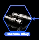 Trianglelab алюминиевый сплав Боуден экструдер 1,75 мм адаптер 1,75 мм разъем для TItan экструдер BMG экструдер двойной привод ext