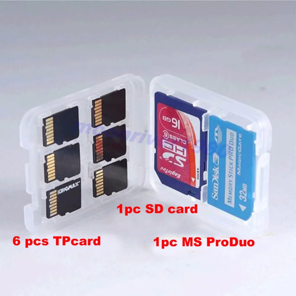 Новый пластиковый чехол для карты памяти Micro SD TF защитный карт SD/TF /SDHC/SDXC/MMC/MS|case for sd