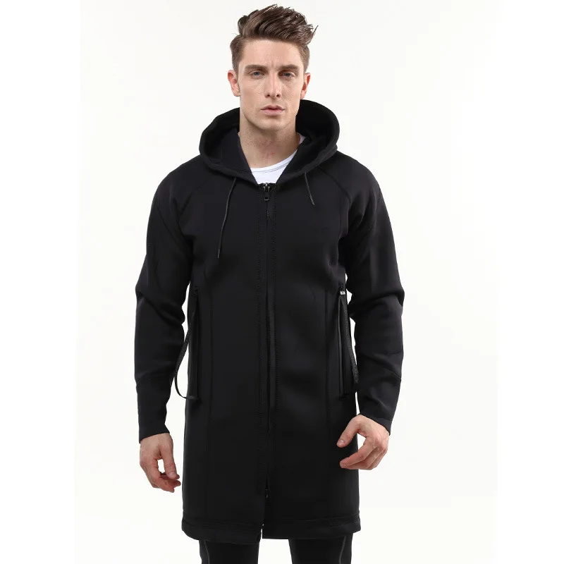 

2MM Men's Neoprene Nylon Diving Clothing Windbreaker Warm Jacket For Surfing MY105