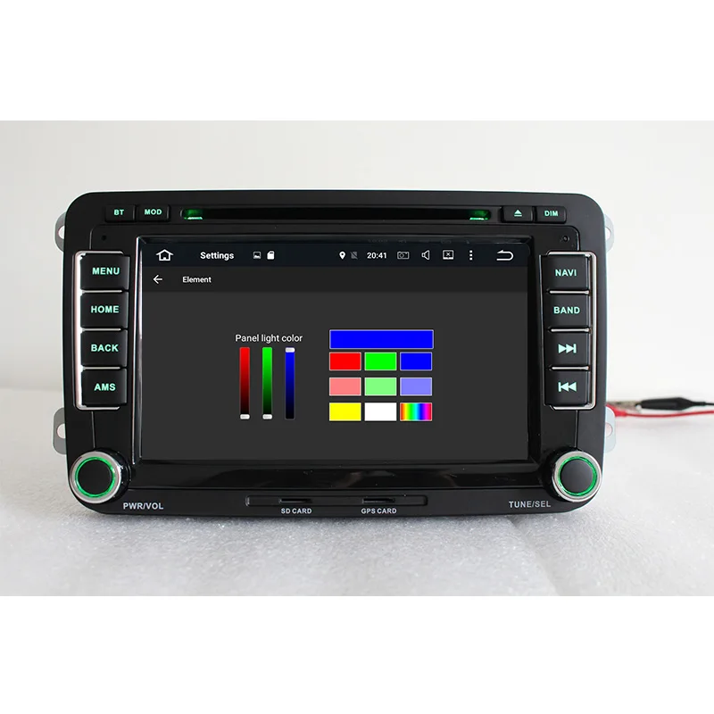 Автомобильный DVD-плеер Lenvio 2 Гб ОЗУ Din Универсальный Android 7 1 GPS для Volkswagen VW GOLF 5 6 PASSAT CC