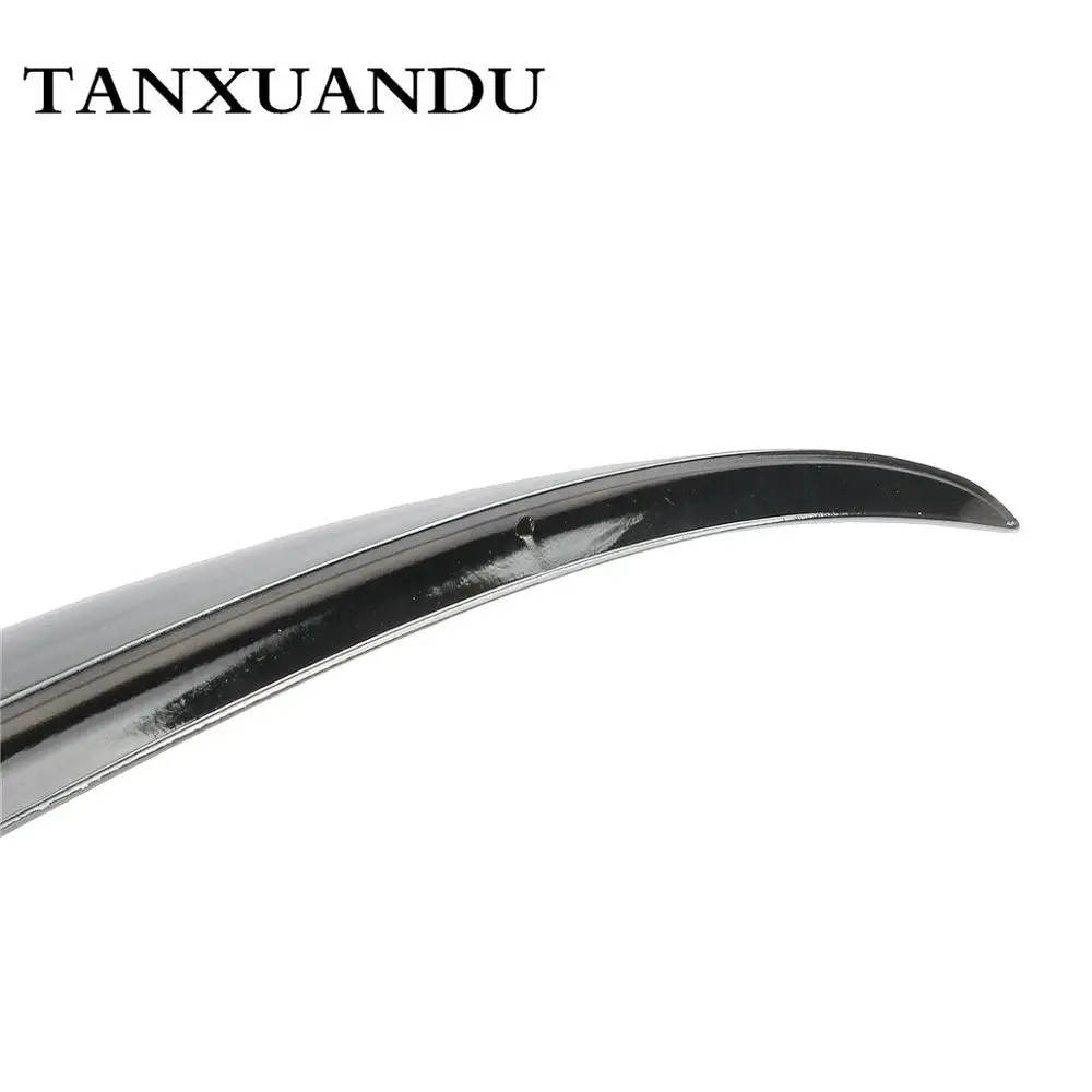 M спортивный стиль окрашенный глянцевый черный ABS задний багажник спойлер крыло