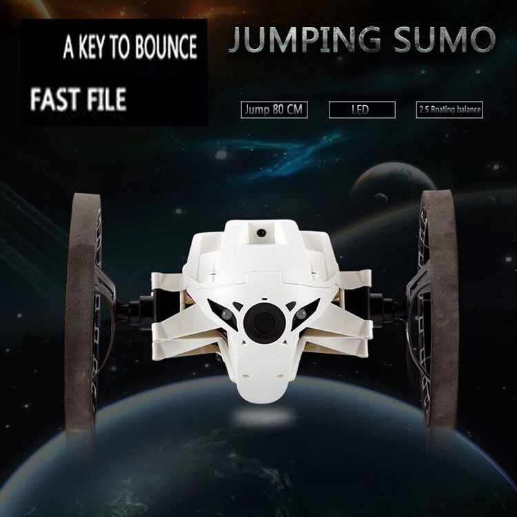 Мини-прыгающий автомобиль SJ80 RC автомобили 4CH 2 4 GHz Jumping Sumo с гибкими колесами пульт