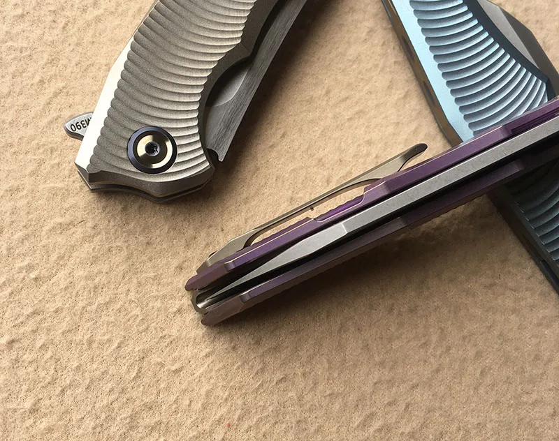 Складной нож LiBing Flipper M390 практичный Карманный резец из титанового сплава с
