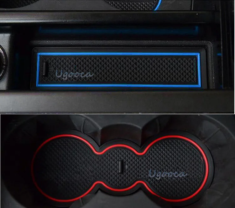 8 шт. Резиновые Нескользящие Коврики для подлокотника автомобиля Range Rover Evoque 2011-2015