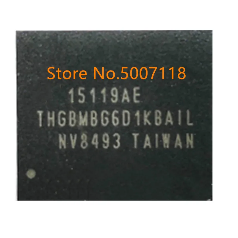 100% Новый оригинал THGBMBG6D1KBAIL 153 шариков EMMC 8GB|Аксессуары для батарей и ЗУ| |