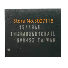 100% Новый оригинал THGBMBG6D1KBAIL 153 шариков EMMC 8GB|Аксессуары для батарей