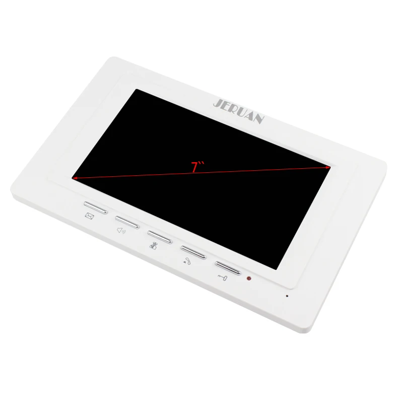 JERUAN Роскошные 7 &quotTFT видеодомофон видео домофон Системы 3 Монитора RFID