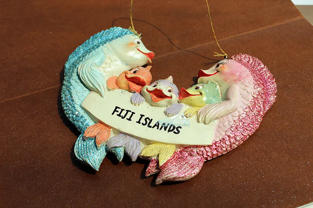 Туристический сувенир на острове Фиджи резиновый магнит 3D для холодильника