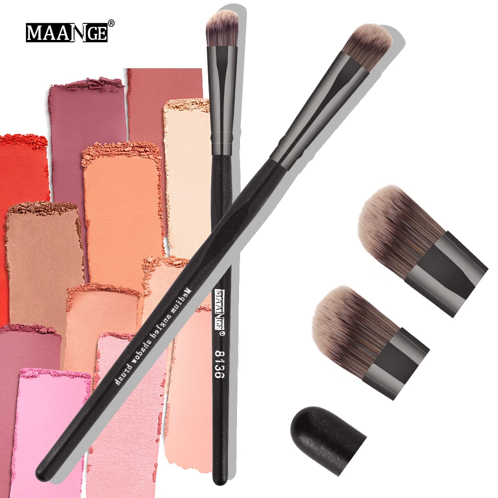 MAANGE Professional, 1 шт., угловая кисть для теней для век, кисть для растушевки глаз, Кисть для макияжа, косые косметические инструменты для ухода