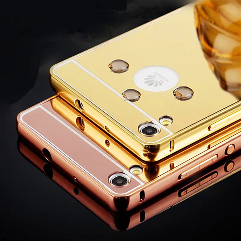 Чехол для телефона Huawei P7 роскошная алюминиевая металлическая рамка акриловая