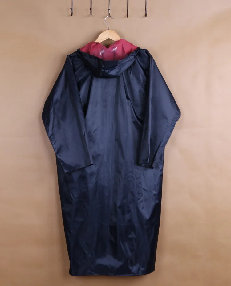 Мужское длинное пончо из полиэстера водонепроницаемая ветровка с капюшоном