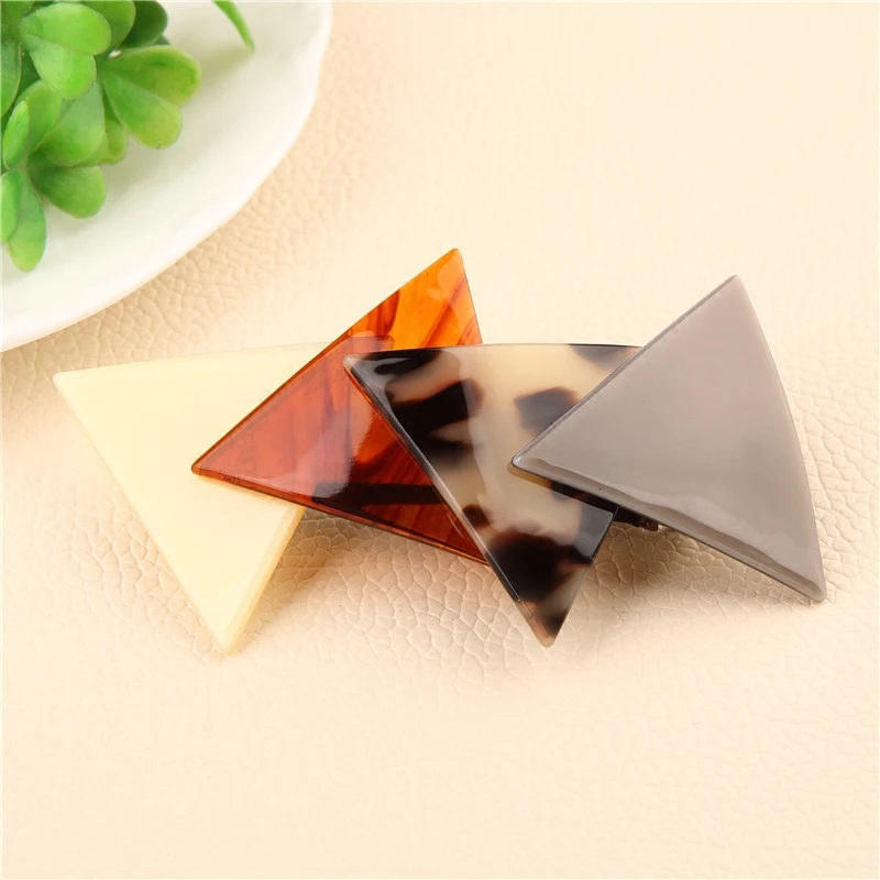 1PCS Simple geometric shape large top clip adult spring pony hair Korean horizontal accessories headdress gift | Красота и здоровье