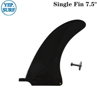 single longboard fin with screw black single fins 7 5 inch surfboard fins stand up paddle