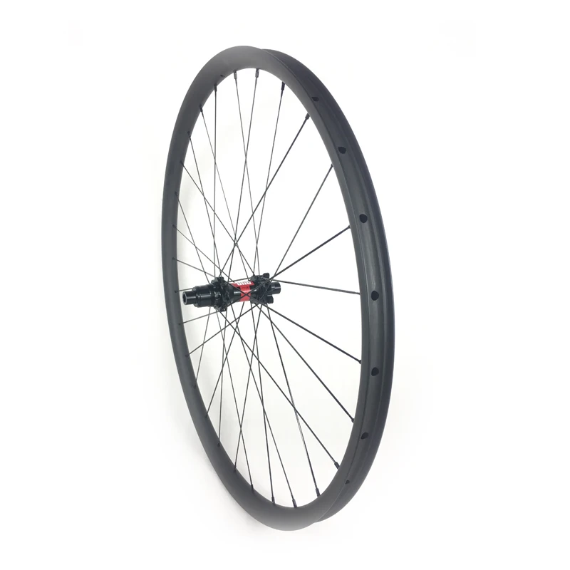 1265g свет 29 дюймов MTB XC 30 мм x 22 Асимметричные 29er Углеродные колеса O.L.D 110 15x110 задние