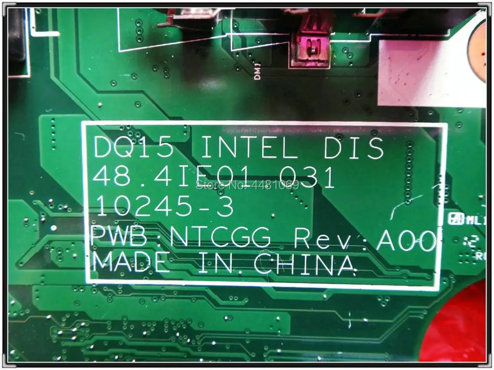 Материнская плата для ноутбука Dell Inspiron 15R N5110 48.4IE01 031 8FDW5 08FDW5 0G8RW1 0vn1w G8RW1 рабочая