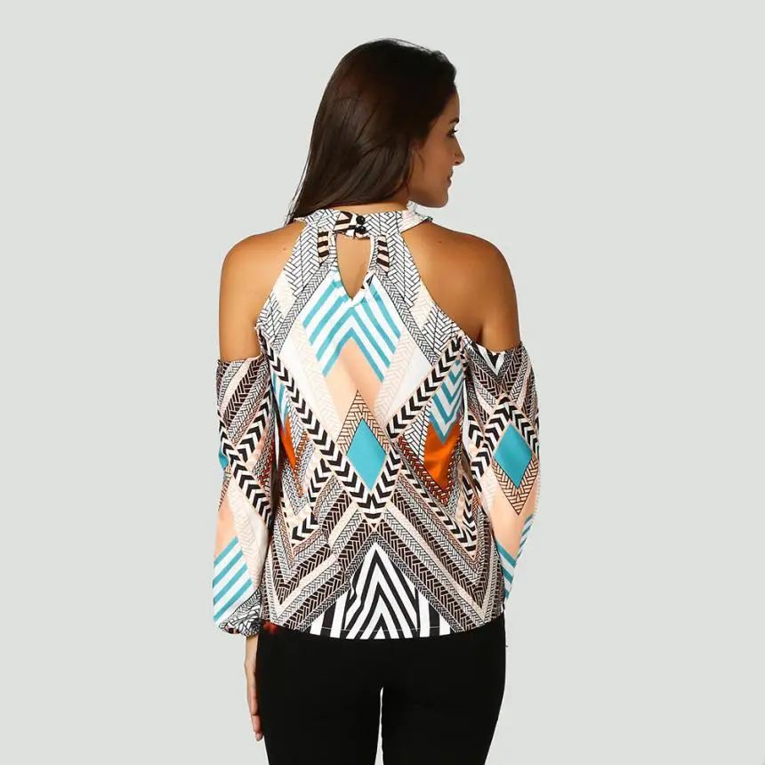 Дропшиппинг 2019 Новое поступление Модная женская Ретро-футболка с открытыми