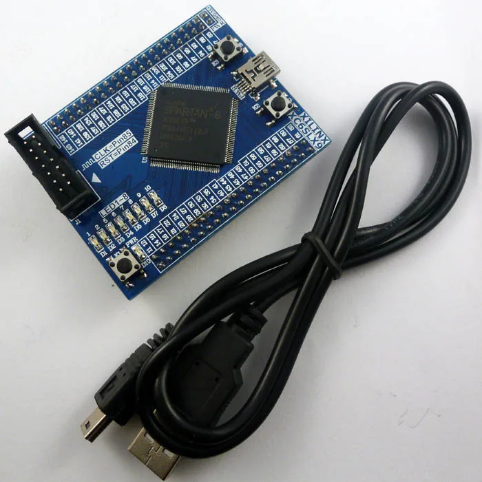 Кабель платформы USB TB300 * 1 + TB299 Xilinx и SPARTAN-6 XC6SLX9 FPGA core Board spartan 6 программатор комплект