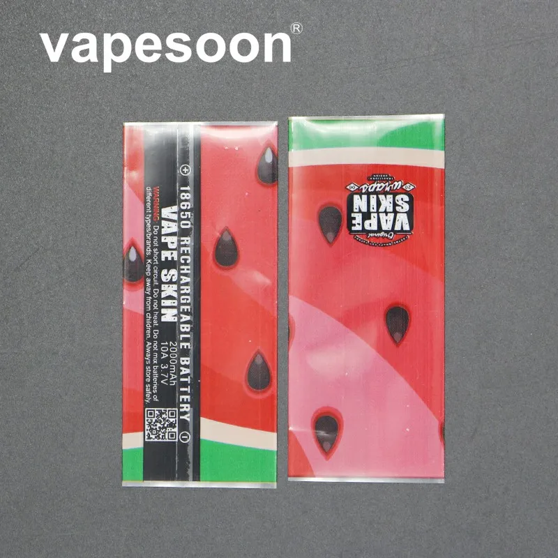 

3pcs VapeSoon protector skin 18650 battery protected wrapper battery wrap skin sticker for e cigarette battery
