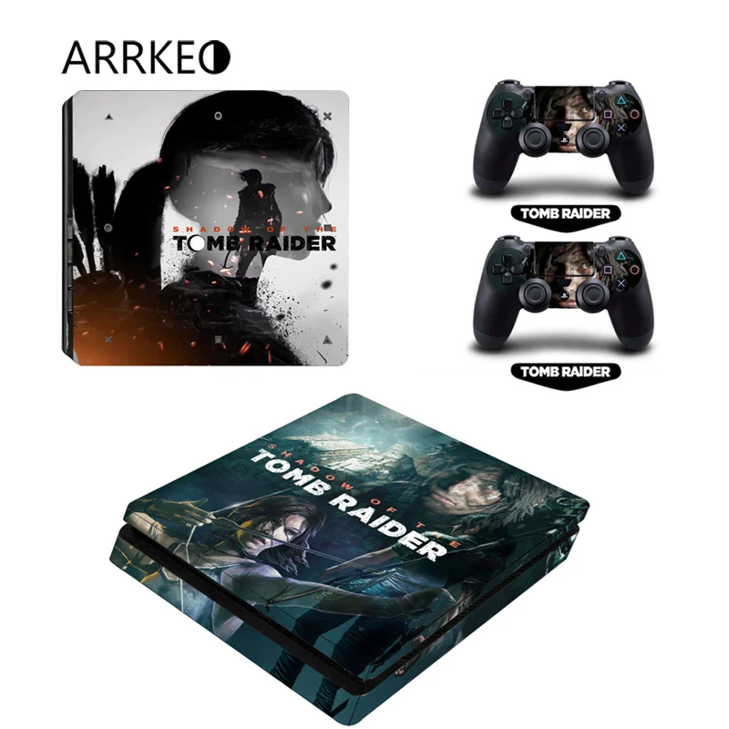 ARRKEO популярная игра Shadow of the Tomb Raider чехол для PS4 тонкая наклейка Sony PlayStation 4 консоль