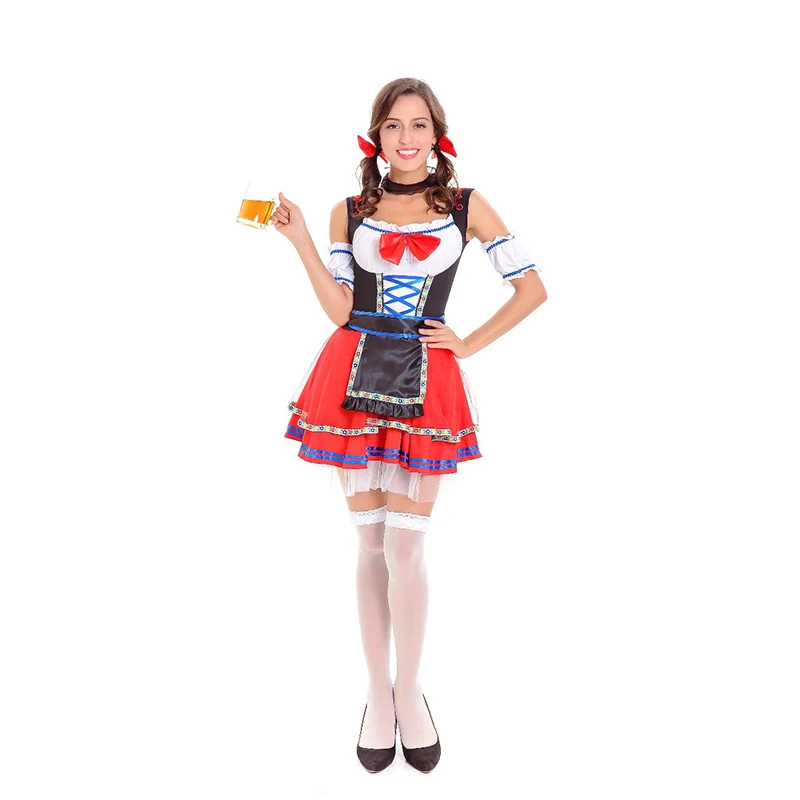 Октоберфест Германия Пивной карнавал фестиваль октября Dirndl юбка платье без