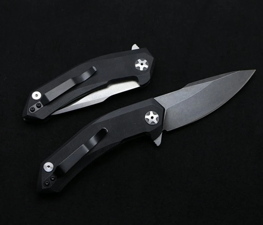 ZT0095 складной боевой нож для выживания 5Cr13MoV Лезвие G10 Ручка шарикоподшипник карманные походные Тактические Ножи ручной инструмент для повседневного использования