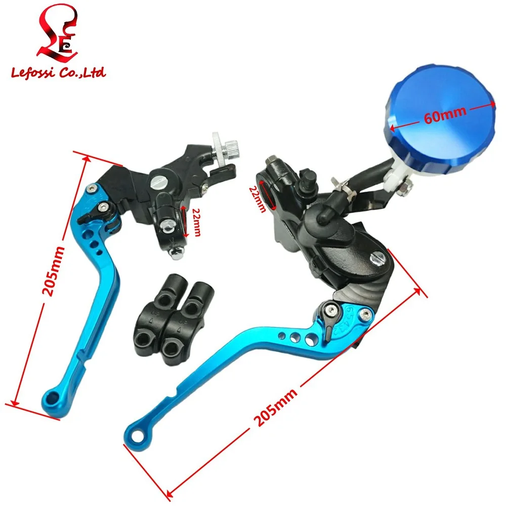 7/8&quot Universal Motorcycle Lever Brake Clutch Master Cylinder Kit Reservoir Silver Brand New For HONDA SUZUKI KAWASAKI YAMAHA |